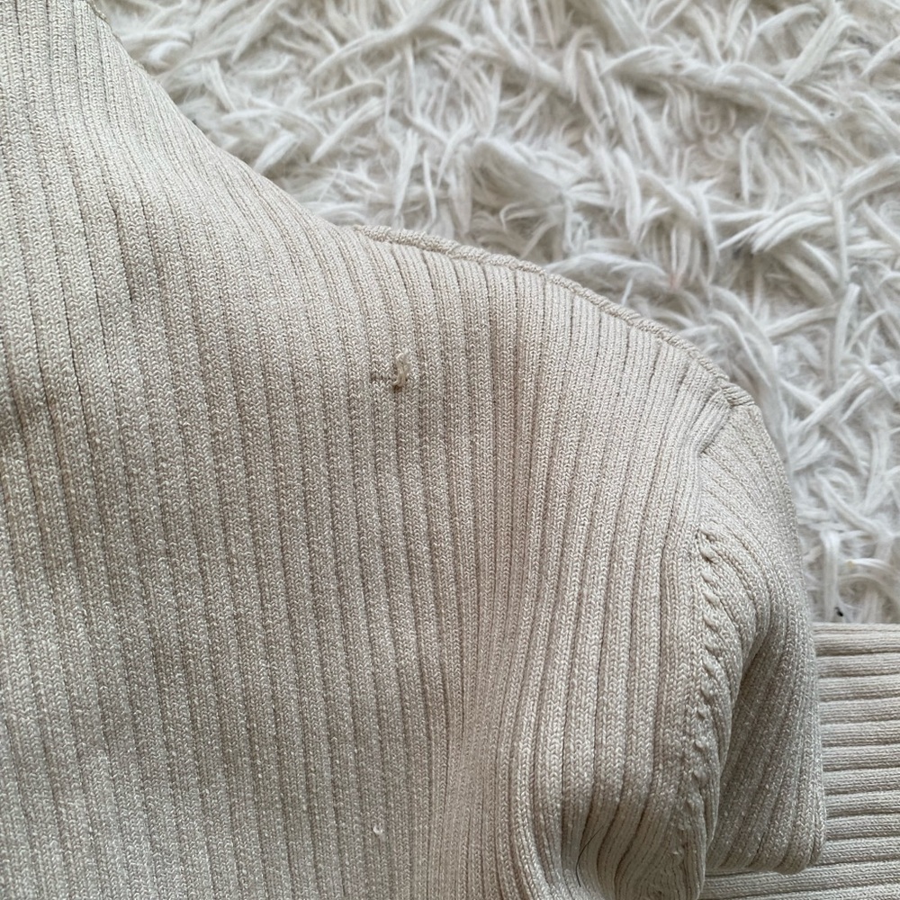 Aritzia Babaton Sculpt Knit Tie-Back Longsleeve - Picture 7 of 10